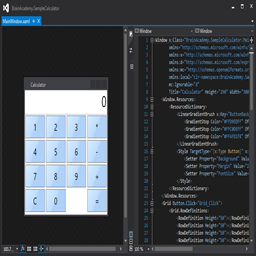 Исходника калькулятора на WPF C#